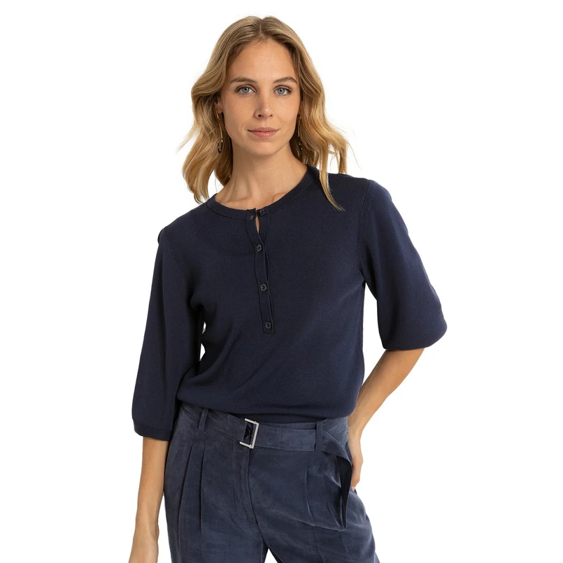 Claudia Strater Dames Trui Cs11-25111 Navy