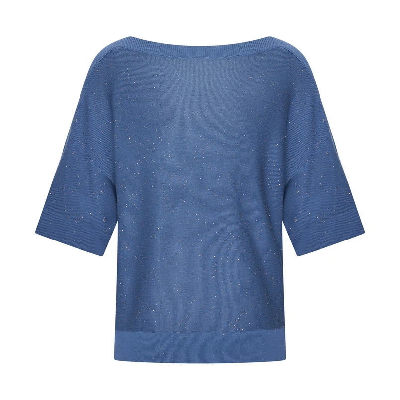 Claudia Strater Dames Trui Cs11-25113 Midden blauw