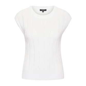 Claudia Strater Dames Trui Cs11-25207 Wit
