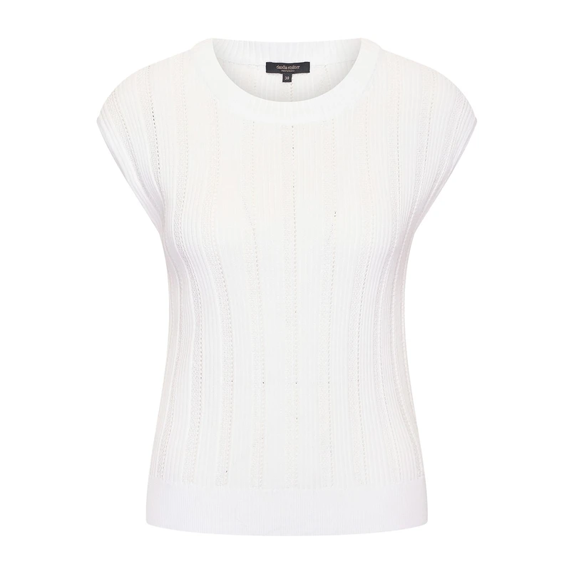 Claudia Strater Dames Trui Cs11-25207 Wit