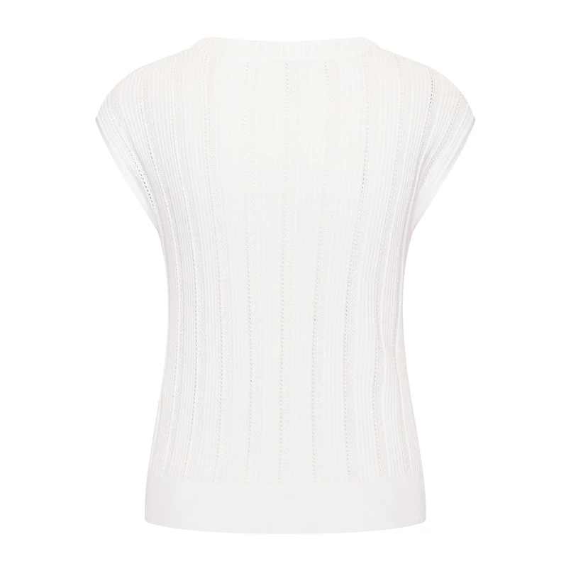 Claudia Strater Dames Trui Cs11-25207 Wit
