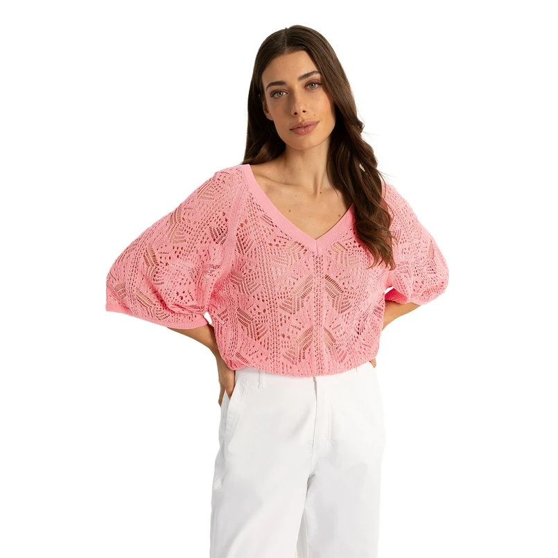 Claudia Strater Dames Trui Cs11-25208 Roze