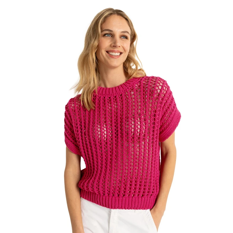 Claudia Strater Dames Trui Cs11-25209 Fuchsia