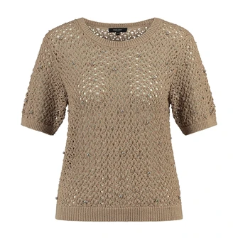 Claudia Strater Dames Trui CS11-25515 Camel
