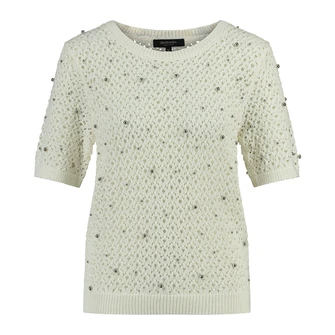 Claudia Strater Dames Trui CS11-25515 OFF-WHITE