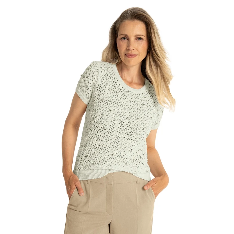 Claudia Strater Dames Trui CS11-25515 OFF-WHITE