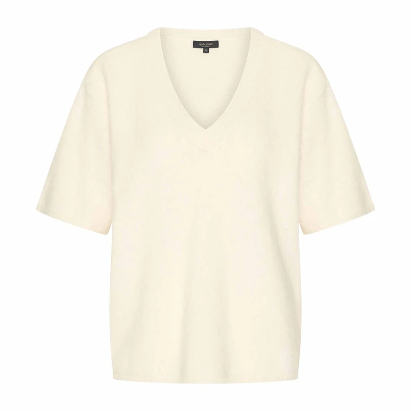 Claudia Strater Dames Trui Cs11-99012 OFF-WHITE