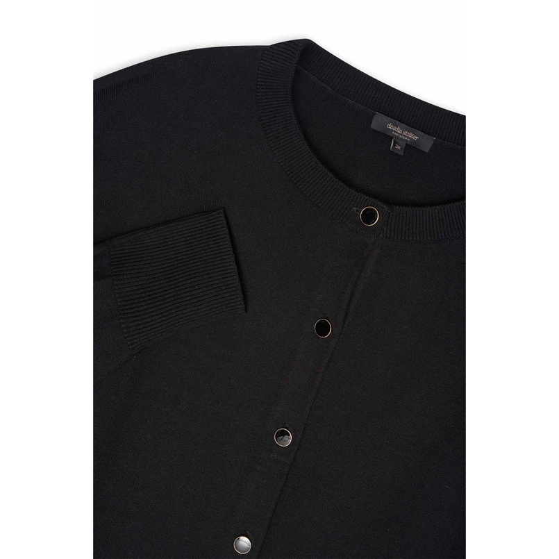 Claudia Strater Dames Vest Cs12-25032 Zwart