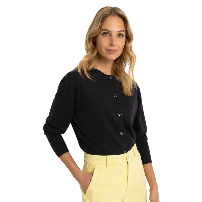 Claudia Strater Dames Vest Cs12-25032 Zwart