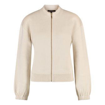 Claudia Strater Dames Vest Cs12-25041 Ecru