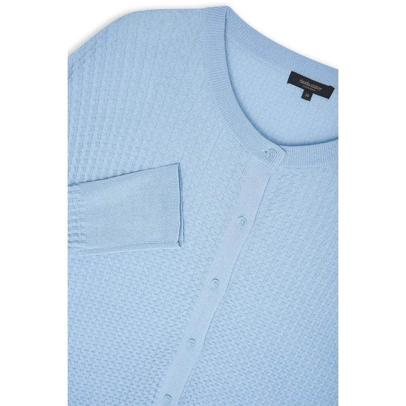 Claudia Strater Dames Vest Cs12-25112 Bleu