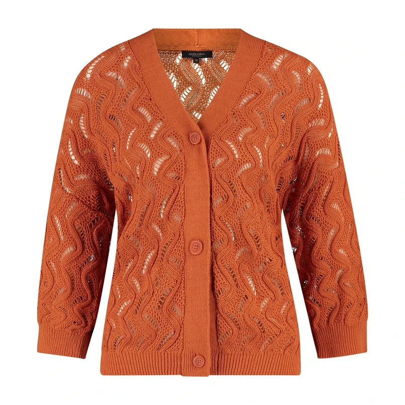 Claudia Strater Dames Vest Cs12-25170 Brique