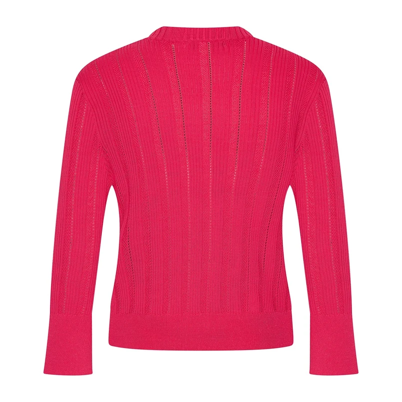 Claudia Strater Dames Vest Cs12-25206 Fuchsia