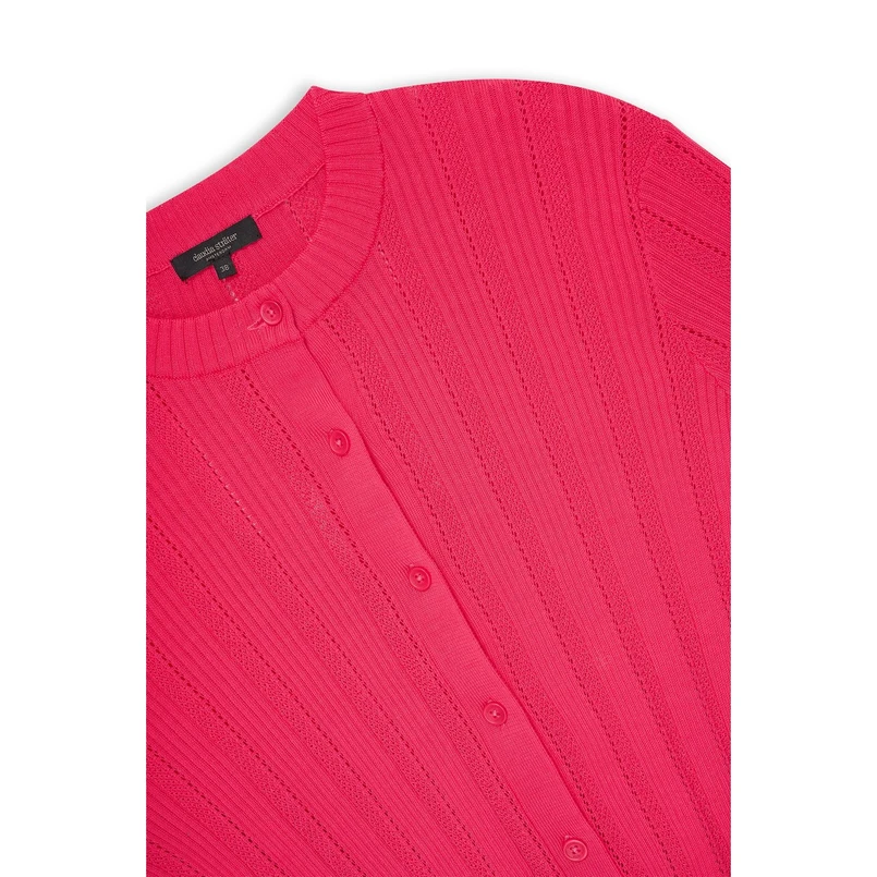 Claudia Strater Dames Vest Cs12-25206 Fuchsia