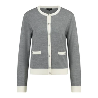 Claudia Strater Dames Vest CS12-25626 Lichtgrijs