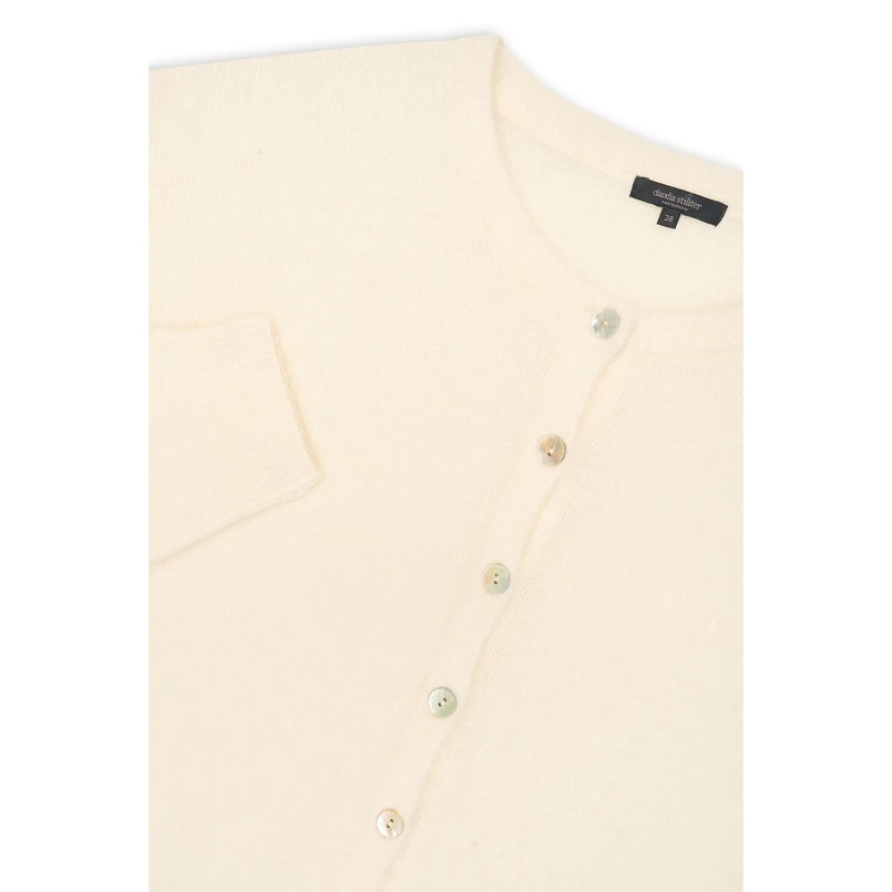 Claudia Strater Dames Vest Cs12-99016 OFF-WHITE