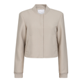 Co Couture Dames Blazer Boston Cropped Jacket Ecru