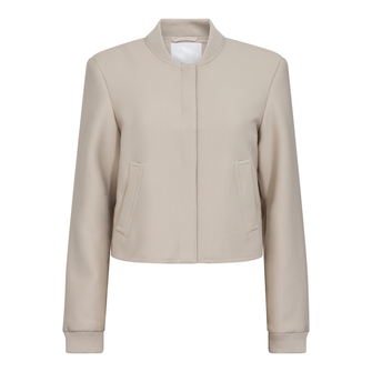 Co Couture Dames Blazer Boston Cropped Jacket Ecru