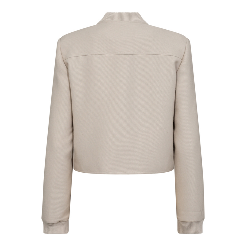 Co Couture Dames Blazer Boston Cropped Jacket Ecru