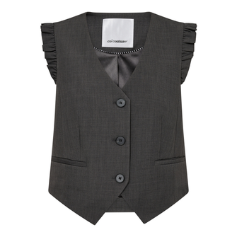 Co Couture Dames Blazer Liane Vest Donkergrijs