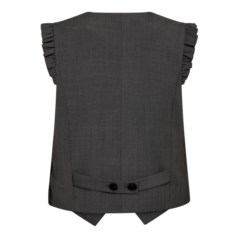 Co Couture Dames Blazer Liane Vest Donkergrijs