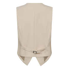 Co Couture Dames Blazer Vola Wrap Vest Wit