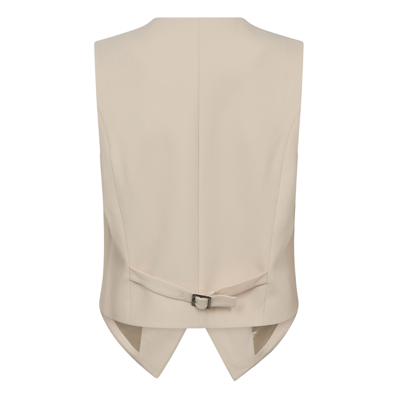 Co Couture Dames Blazer Vola Wrap Vest Wit