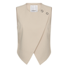 Co Couture Dames Blazer Vola Wrap Vest Wit