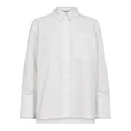 Co Couture Dames Blouse 35862 DONNA FOLD CUFF SHIRT Wit