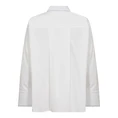 Co Couture Dames Blouse 35862 DONNA FOLD CUFF SHIRT Wit