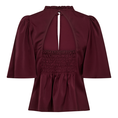 Co Couture Dames Blouse Adna Cc Open Back Bordeaux