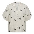 Co Couture Dames Blouse Colleen Vshirt OFF-WHITE