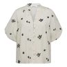 Co Couture Dames Blouse Colleen Vshirt OFF-WHITE