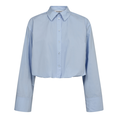 Co Couture Dames Blouse Dandy Balloon Shirt Bleu