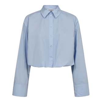 Co Couture Dames Blouse Dandy Balloon Shirt Bleu