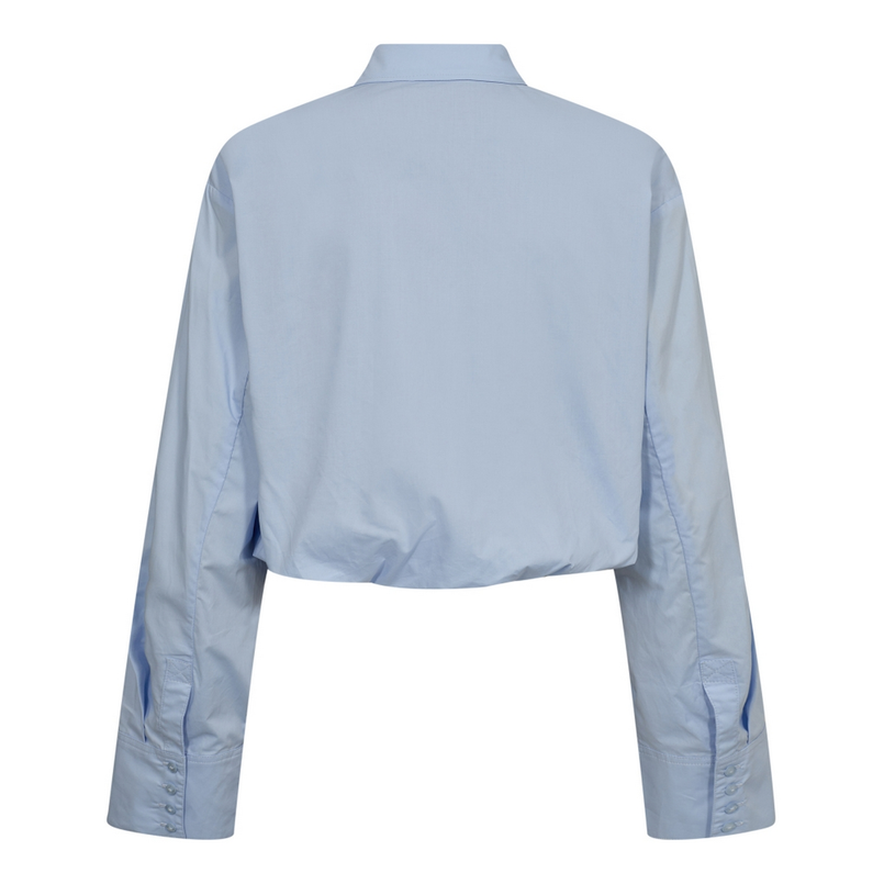 Co Couture Dames Blouse Dandy Balloon Shirt Bleu