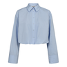 Co Couture Dames Blouse Dandy Balloon Shirt Bleu