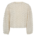Co Couture Dames Blouse Fozzy Blouse OFF-WHITE