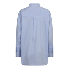 Co Couture Dames Blouse Gia Oversize Shirt Bleu