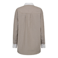 Co Couture Dames Blouse Grant Stripe Shirt Bruin dessin