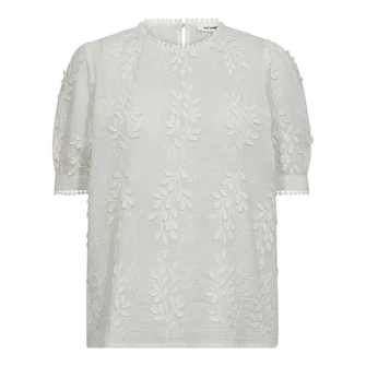 Co Couture Dames Blouse Nessa Cc Top OFF-WHITE