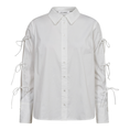 Co Couture Dames Blouse Poppy Tie Shirt Wit