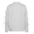 Co Couture Dames Blouse Poppy Tie Shirt Wit