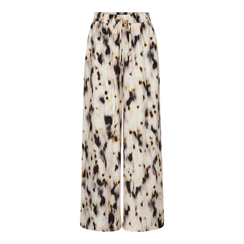 Co Couture Dames Broek Elisa Ll Pants WIT DESSIN