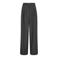 Co Couture Dames Broek Liane Pleat Pant Donkergrijs