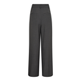 Co Couture Dames Broek Liane Pleat Pant Donkergrijs