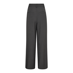 Co Couture Dames Broek Liane Pleat Pant Donkergrijs