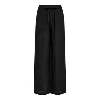 Co Couture Dames Broek Loise Cc Linen Pants Zwart