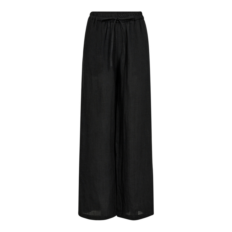 Co Couture Dames Broek Loise Cc Linen Pants Zwart