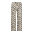 Co Couture Dames Broek Snake Crop Pants Bruin dessin